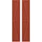 Ekena Millwork Americraft 3-Board Wood 2 Equal Panel Frmd Board-n-Batten Shutters w/Dbl Z-Bar, ARW102BF311X80CLH, PR ARW102BF311X80CLH - alternate 1